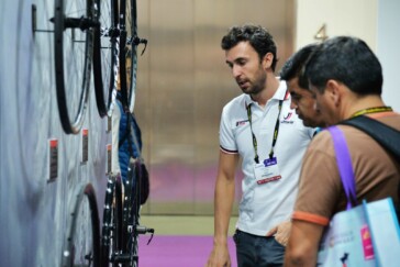 The Vittoria Fraxion carbon/alloy hybrid.